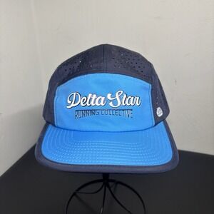 Delta Star Running Collective‎ Cap Hat Navy Blue Strapback Vented